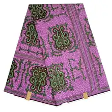 Дашики новое поступление настоящий гарантированный воск высокое качество pagne 6 ярдов африканская Анкара швейная ткань