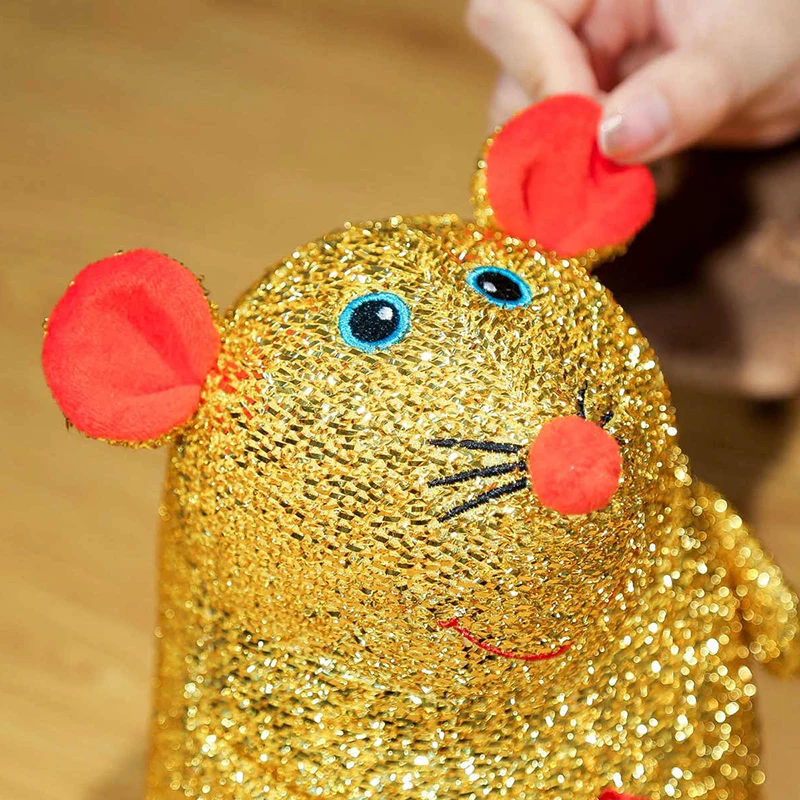 1 шт. 22-45 см милый счастливый мышонок счастливый год плюшевые игрушки мягкие животные куклы Золотая крыса фестиваль подарок китайский талисман подарки на день рождения