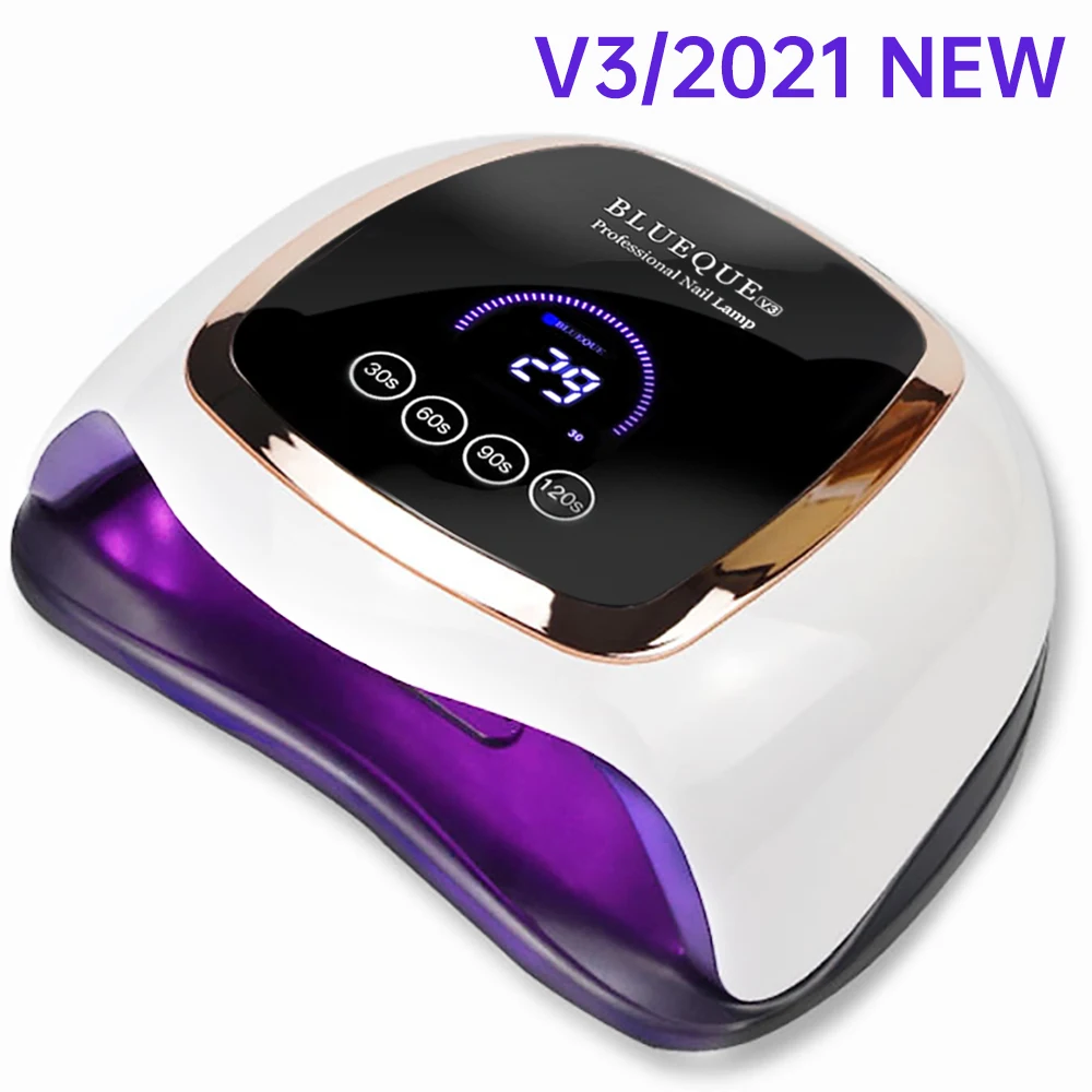 168W UV LED Lamp For Nails Drying Lamp For Manicure With Motion Sensing LCD Display Touch Switch Quick Dry Nail Gel Dryers Lamp