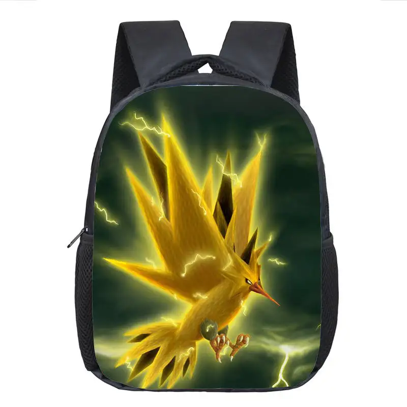 16 Аниме Рюкзак Pokemon Дети рюкзаки Детский сад малыш мультфильм школьные сумки сумка Пикачу для мальчиков девочек - Цвет: 16