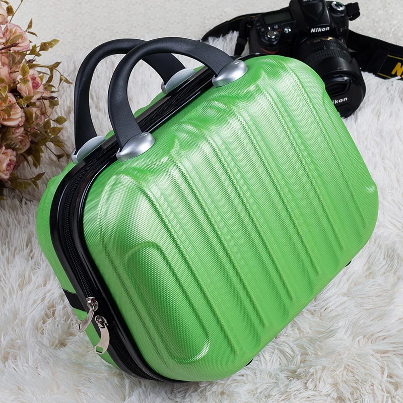 Green C Для женщин кейс для профессиональной косметики красота макияж необходимо водонепроницаемый косметичка чемодан для взрослых Портативный косметический - Цвет: Green C