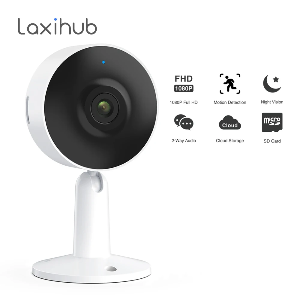 Laxihub1080P2KMiniCameraHomeWiFiIPCameraVideoSurveillance