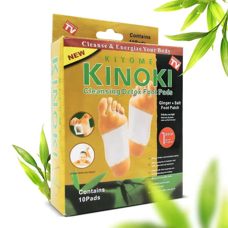 Retail box Золотая коробка Премиум Kinoki детоксикационные подушечки для ног очищают ваше тело энергией(1 лот = 10 коробок = 200 шт = 100 шт пластырей+ 100 шт клея - Цвет: Retail box