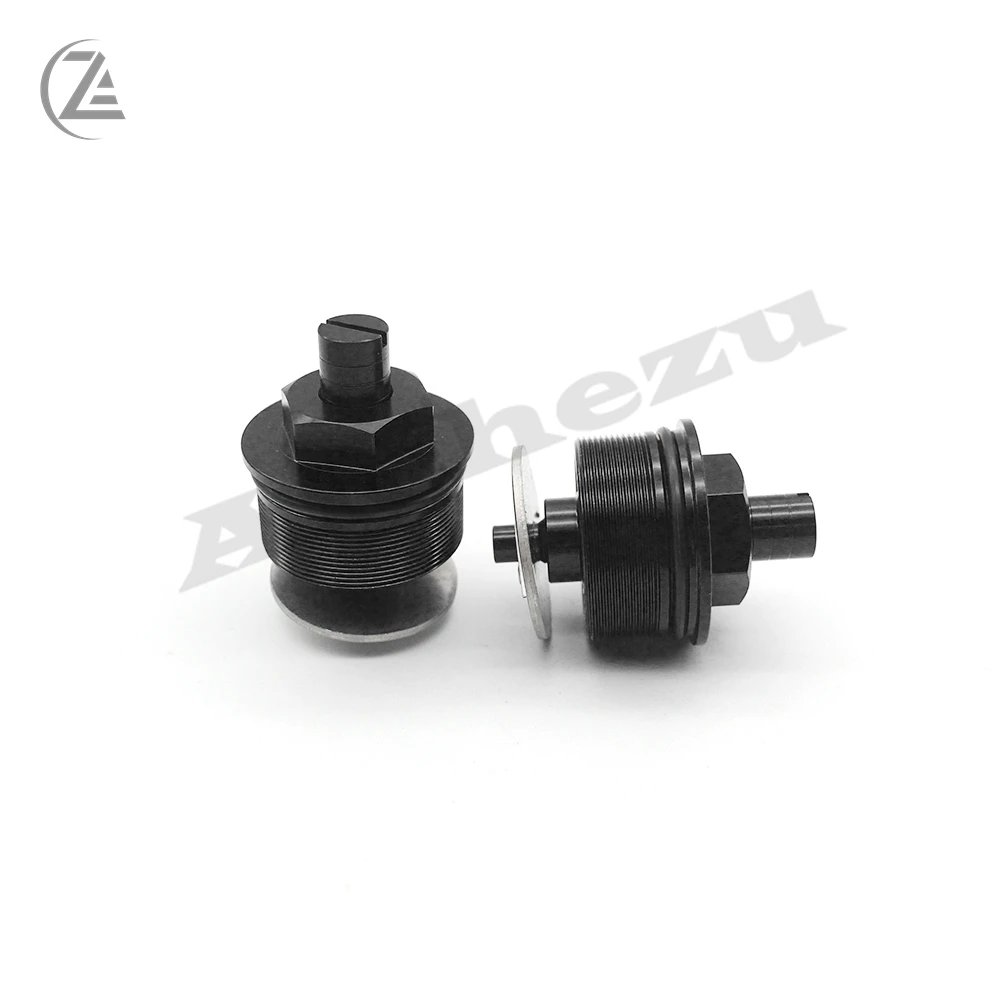 Pair Of Front Fork Adjustment Cap Bolts - For Honda XR200R (1988-2002), 6061-T6 Aluminum, Anodized