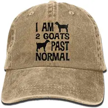 Бейсбольная Кепка унисекс I Am 2 goзы Past Normal, хлопковая джинсовая Регулируемая Кепка в стиле хип-хоп для мужчин и женщин