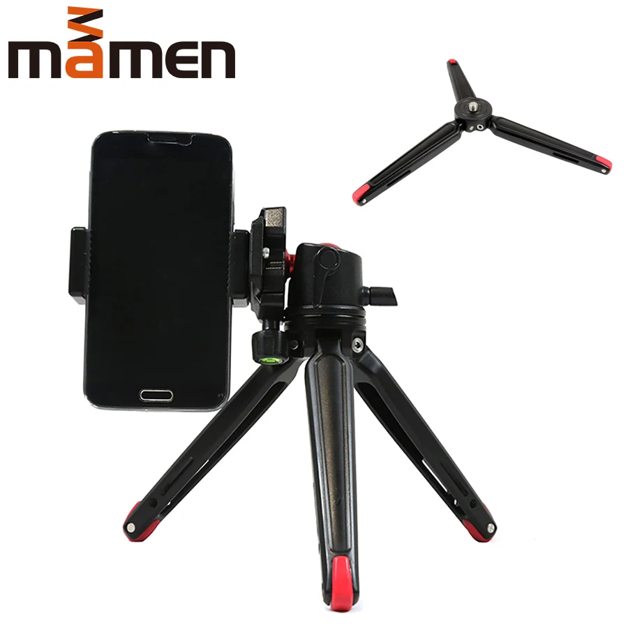 MAMEN ST60 супер несущая Макро Съемный штатив с 1/4 ''винтовой интерфейс прочный штатив для камеры/мобильного телефона/DSLR