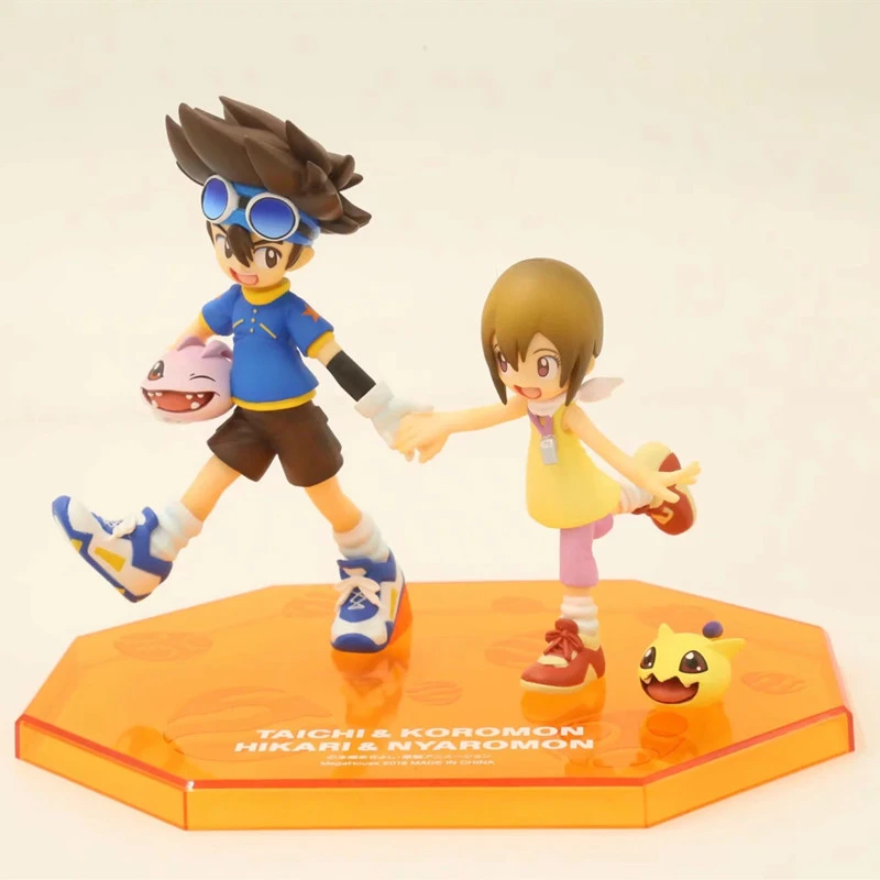 デジモンアニメフィギュア八神太一八神ひかりpvc置物子供寓意かわいいかわいい女神tailmonおもちゃjuguetesフィグマ Null Aliexpress