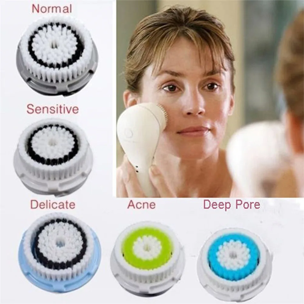 

Facial Ultrasonic Cleansing Brush Head Deep Cleansing Pore Electric replacement universal brush head Skin Care Tool Hot new