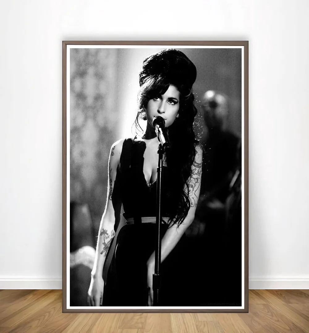 

Amy Winehouse Music Singer Star Posters and Prints Wall Art Picture Canvas Painting Decoration Living Room Home Decor
