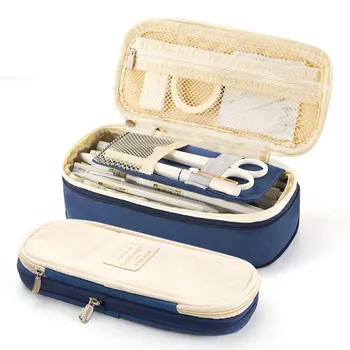 

Fashion School Pencil Case Korean Kawaii Penal Cute Large Big Pen Bag Pouch Multifunction Stationery Box Supplies Cosmetic Box