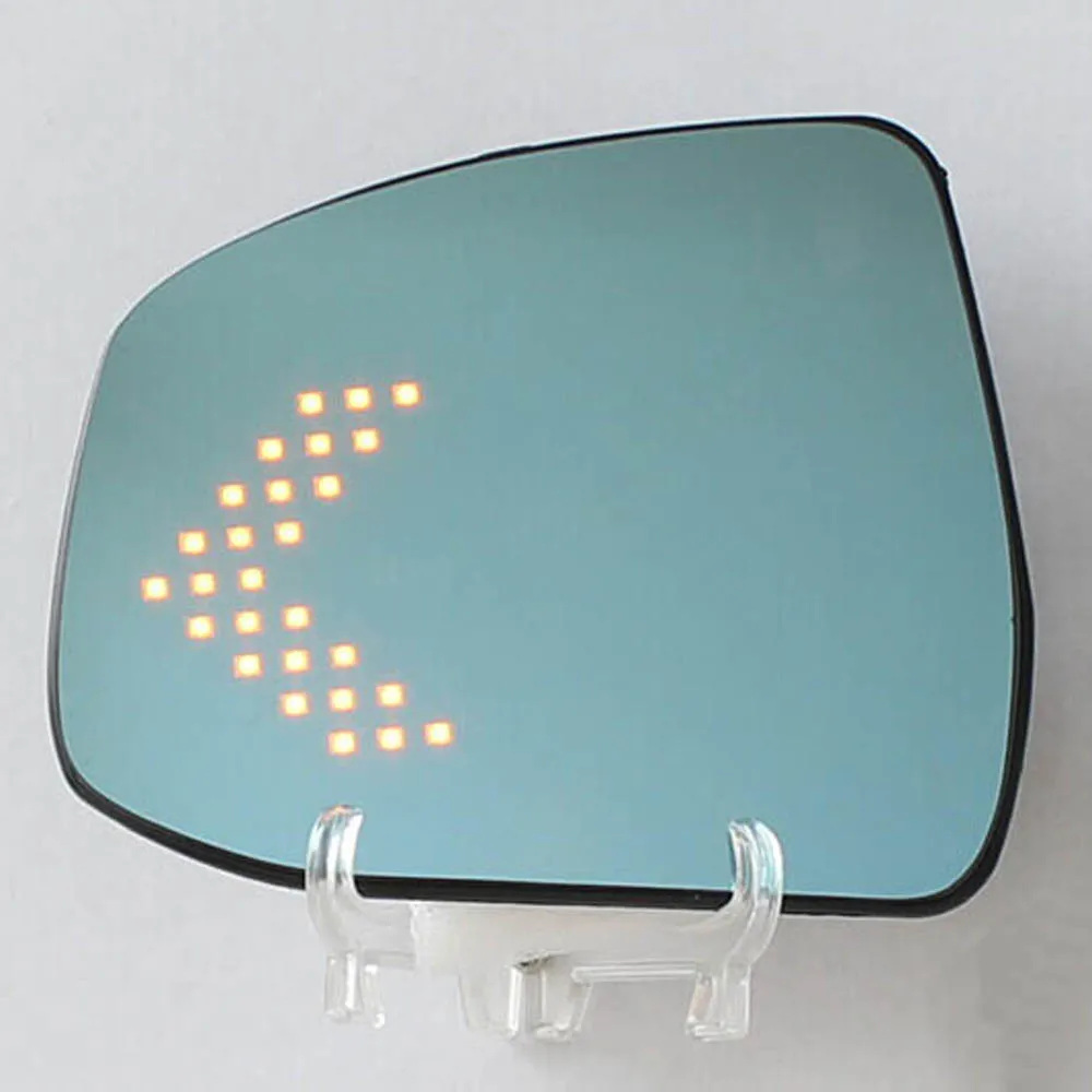  Side door rear view mirror led light warning turn signal blue wide angle vision heat anit fog for f - 32918763454