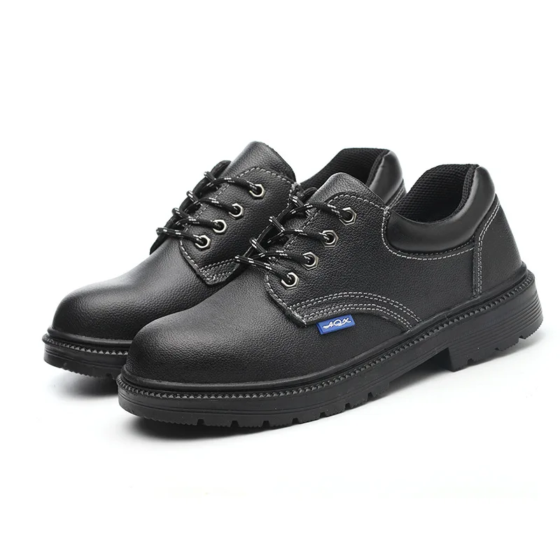 

[Manufacturers Direct Selling] yu na De Leather Shoes Men's Anti-smashing And Anti-penetration Work Shoes Protective Shoes on Be