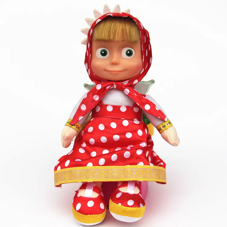 Skyleshine Милая Маша для девочек, Мультяшные фигурки, куклы, плюшевые игрушки, русская принцесса, очаровательные игрушки для детей, подарки для сестер
