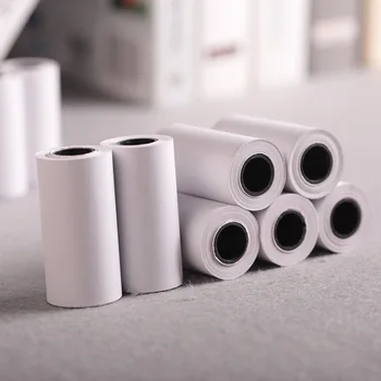 

Printable Sticker Paper Blue on White Direct Thermal Paper Self-Adhesive 57 x 30mm for PAPERANG Peripage Printer 12 Pack