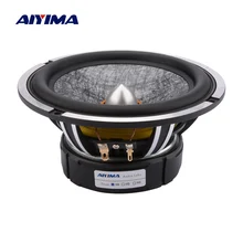 AIYIMA, 6,5 дюймов, автомобильный динамик, динамик для домашнего кинотеатра, 4 Ом, 50 Вт, 30 ядер, цилиндрическая головка, громкий динамик, звук, музыка, бас-динамик