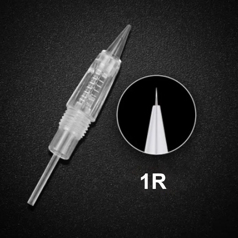 

100pcs Tattoo Needles Cartridges Charmant Pen Machine Agulha Permanent Makeup Eyebrow Lip Cartridge Needle 3R 5R 5F 7F