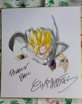 

hand drawn signed Toriyama Akira autographed Shikishi Card Board Dragon Ball 27*24 cm 102019A