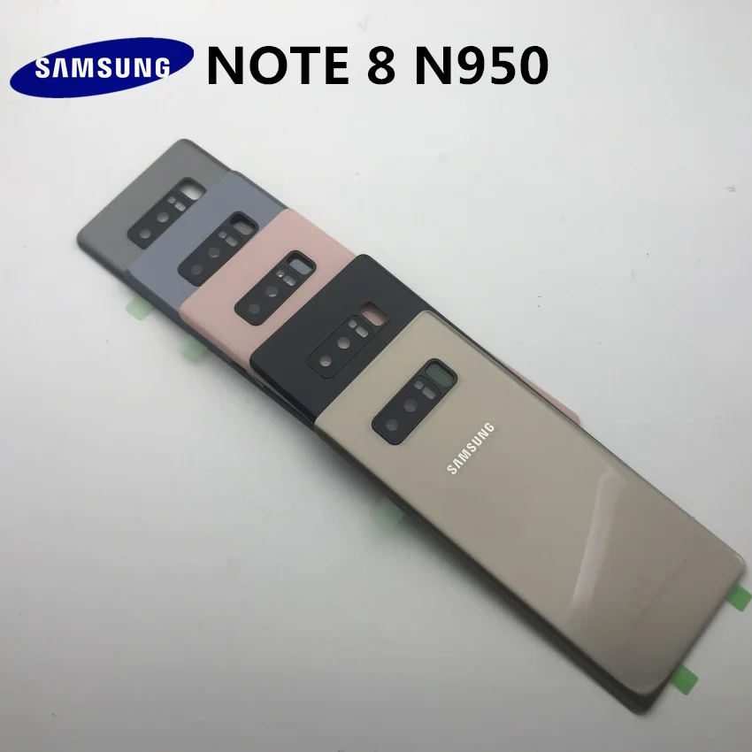 SAMSUNG Galaxy Note 8, задняя крышка, стекло, N950, задняя дверь, корпус, чехол, панель, Note8, задняя крышка батареи