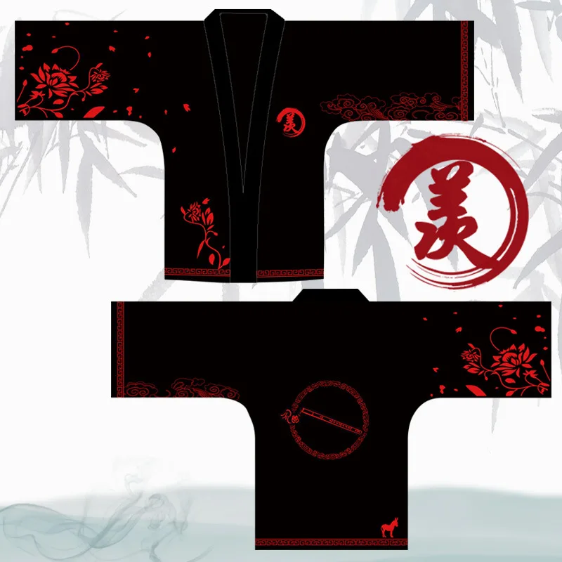 Mo Dao Zu Shi Grandmaster of Demonic Cultivation Wei WuXian Lan Wangji плащ Yukata кардиган накидка шаль пальто костюмы для косплея