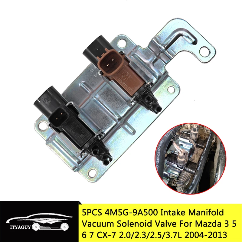 K5T81777 Intake Manifold Vacuum Runner Solenoid Valve For Ford Mazda CX7 3 5 6 Car & Truck