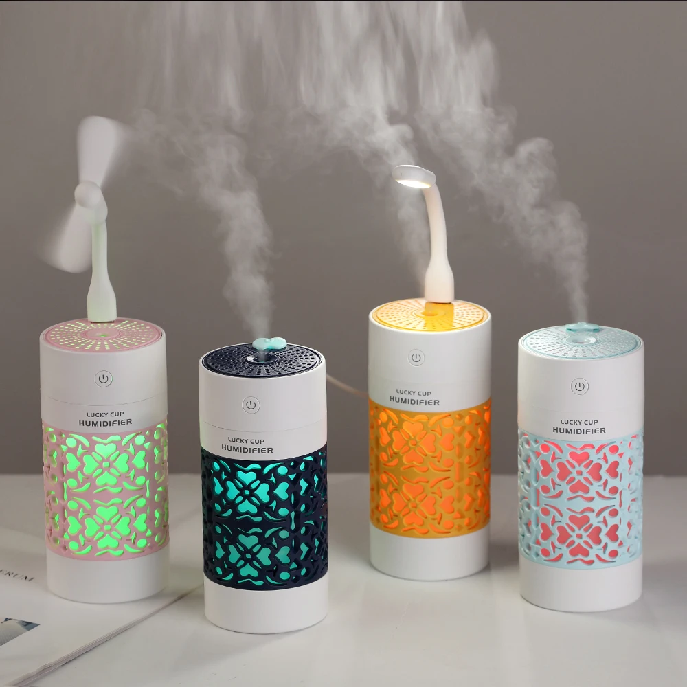 

Humidifier Portable Mini Lucky Cup Home Air Freshener USB plug Incense Car Aroma Humidifier Hydrating Spray LED Humidifier