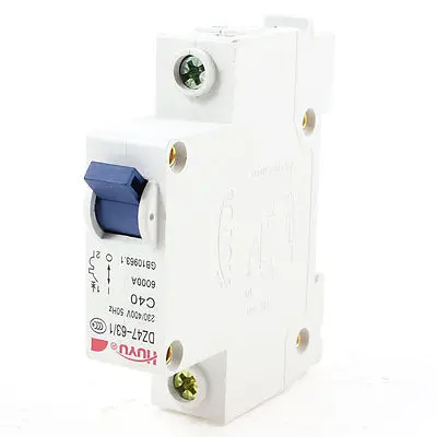 

DZ47-63/1 230/400VAC 6000A 1 Pole Electrical Circuit Breaker
