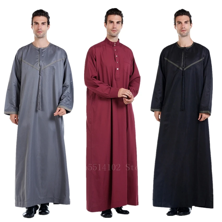 Islamic Clothing Men Muslim Robe Arab 