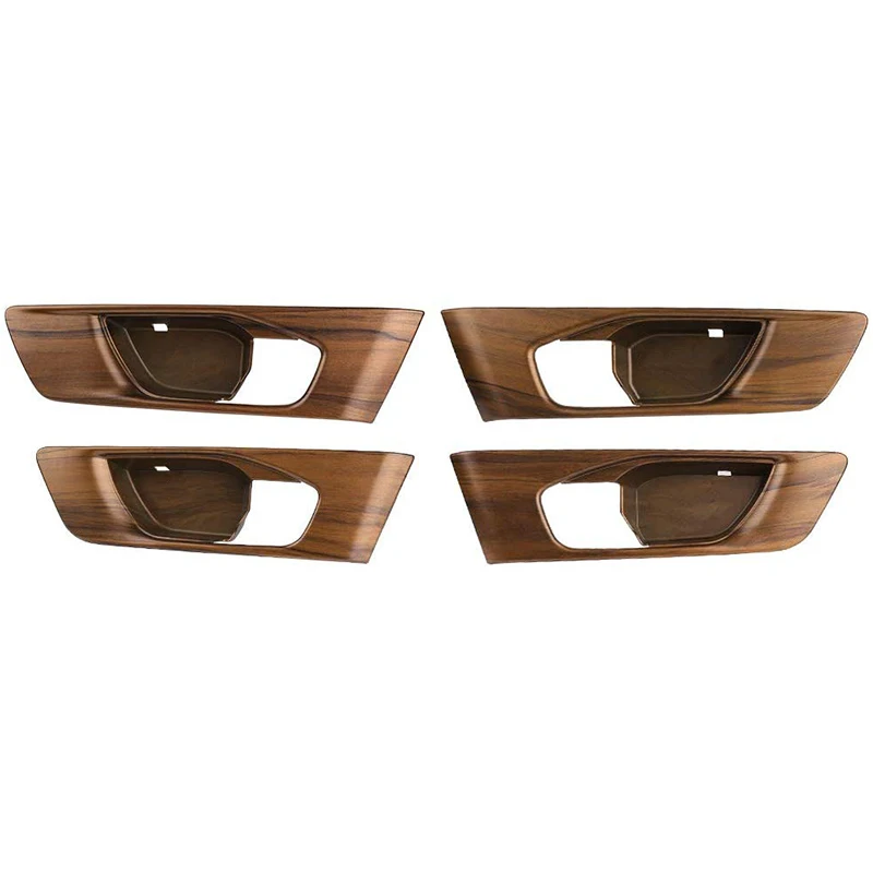 

for CRV ABS Peach Wood Grain Inner Door Cover Handle Trims for 2017 2018 2019 2020 Honda CR-V (Without Memory Seat Buttons)
