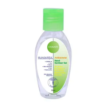 

50ml Antibacterial Hand Sanitizer Gel Fast Dry Moisturizing Rinse Free Liquid G6KE