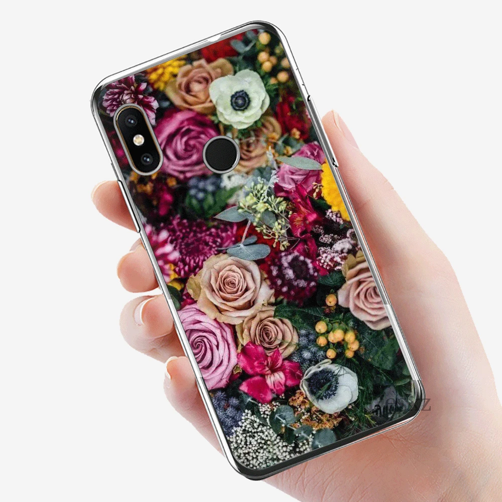 3 Чехол для телефона Xiaomi Redmi GO 7 S2 4A 4X5 5A Plus 6 6A 7A K20 Pro защитный чехол с красными пустыми розами - Цвет: 3
