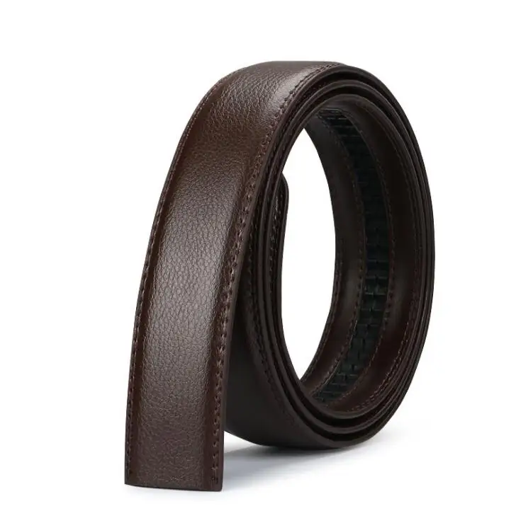New Genuine Men's Belt Head,Belt Buckle, Leisure Head Business Accessories Automatic Buckle Width 3.5CM Luxury LY136-222679 - Цвет: 110cm-125cm