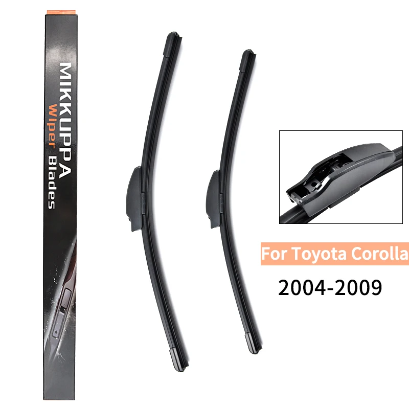 Mikkuppa Front And Rear Windshield Wiper Blades For Toyota Corolla