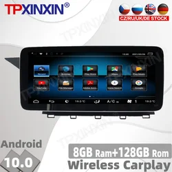 8 + 128GB Android 10 para Mercedes Benz GLK 2013 2015 Auto Radio Multimedia Video Player navegación GPS accesorios de Auto 2din SIN DVD