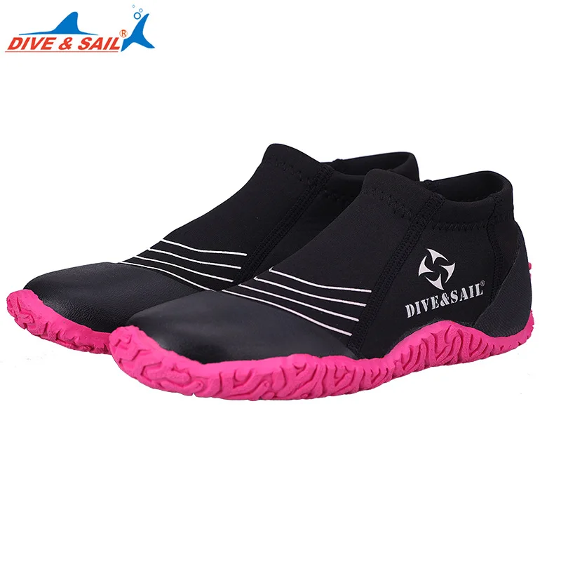 Men Women 3mm SCR Neoprene Upper Diving Shoes Beach Water Sports Warm Boots Surfing Spearfishing Scuba Dive Wading Aqua Shoes