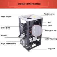 Commercial Electric Meat Grinder Mincer Bone Fish Grinding Machine Chicken Skeleton Cutting Machine Mincer 2