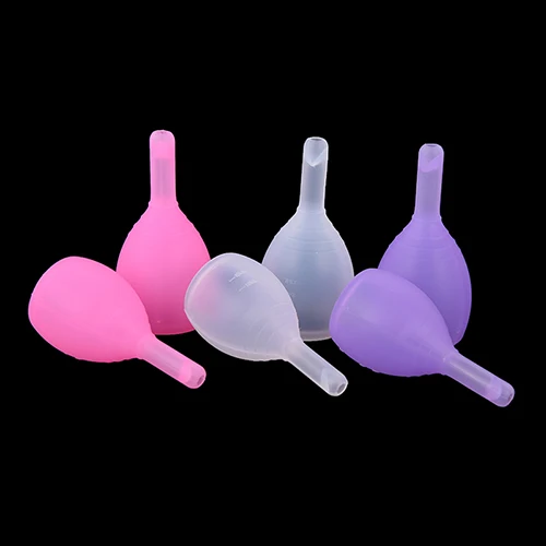 Силиконовые женские гигиенические чашки для женщин, менструальные чашки