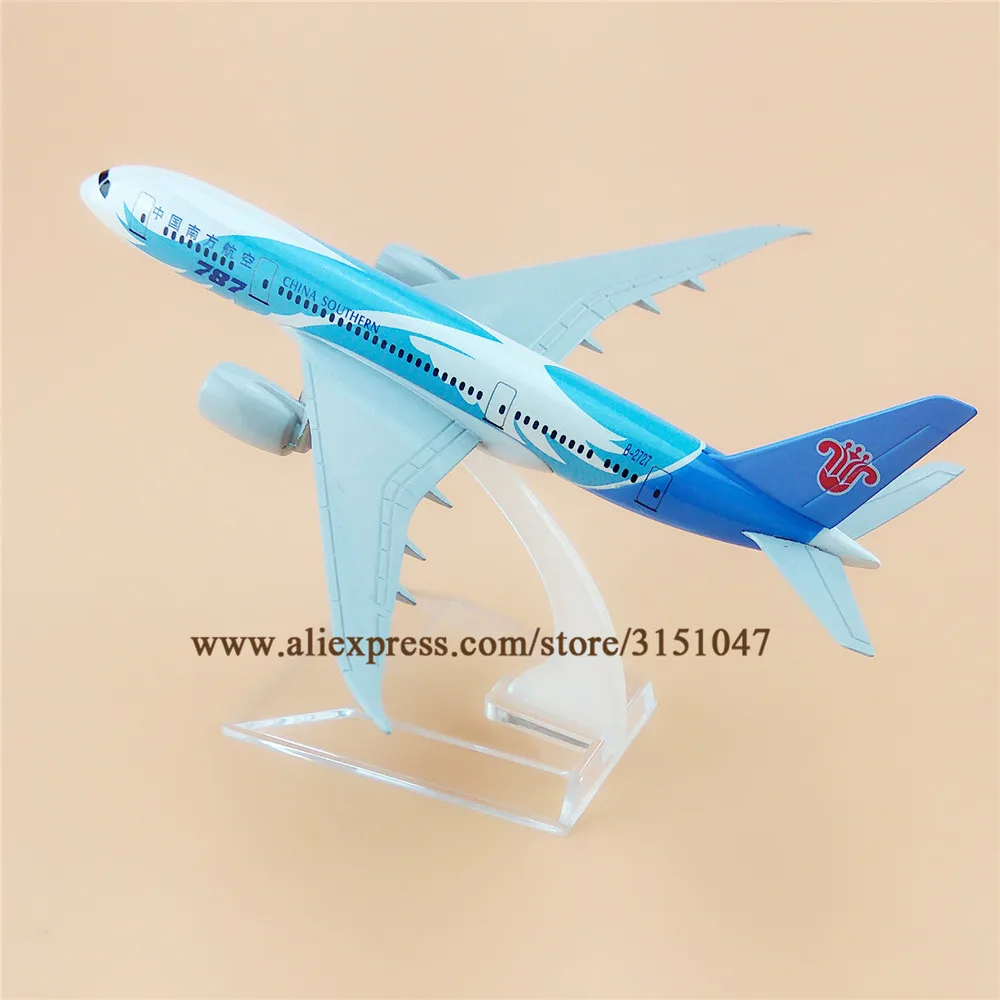 

16cm Air China Southern Boeing B787 Airlines Plane Model Alloy Metal Diecast Model Airplane Aircraft Airways Gift