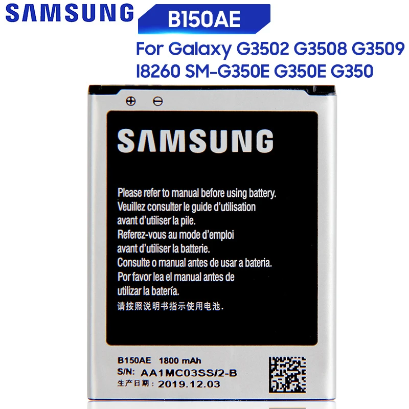 Original Replacement Samsung Battery For Galaxy Trend3 G3509 I60 G3502 G3508 Genuine Phone Battery B150ac B150ae 1800mah Mobile Phone Batteries Aliexpress