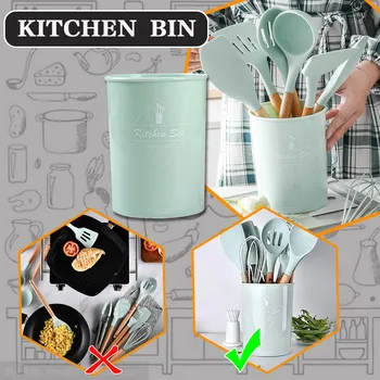 

Storage Bucket Home Kitchen Kitchenware Storage Bucket ABS Material Kitchenware Storage Storage Arrangement Bucket #YL5