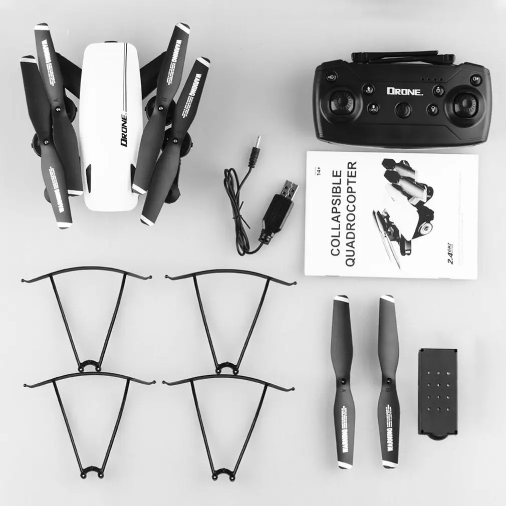 

2019 New LU6 Foldable RC Drone With 1080P HD Dual Camera Optical Flow Smart Follow FPV RC Helicopter Aircraft Remote Control Toy