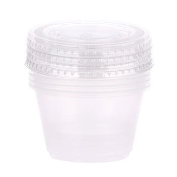 

5X 110ml Storage Container Organizer Box For Light Clay Playdough Foam Slime Mud