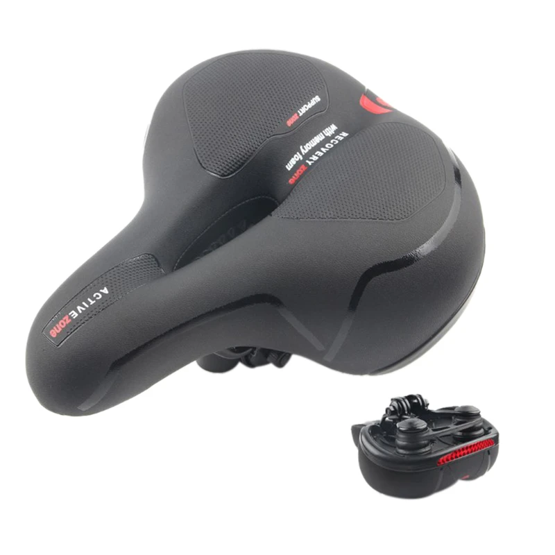 Comfort Fietszadel, Brede Fiets Zadel Vervangende Memory Foam Padded Soft  Bike Kussen Met Absorberende Universele Fit|Bicycle Saddle| - AliExpress