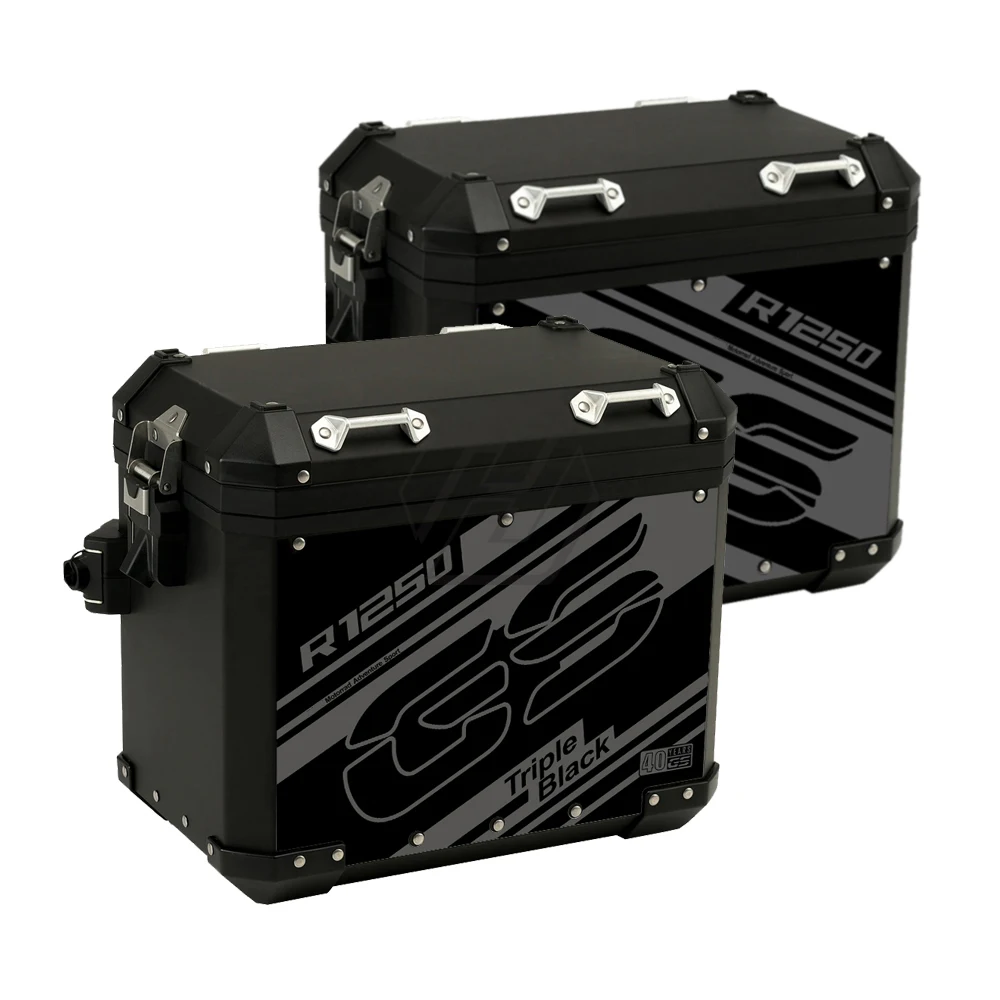 Per Bmw Motorrad Panniers R1200Gs R1250Gs Adventure 2004-2021 Adesivo Triplo Nero Per Moto