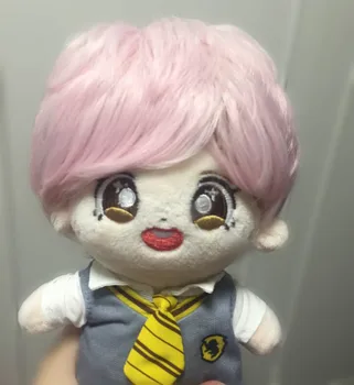 

[MYKPOP]KPOP Doll's Clothes: Wig for 15cm / 20cm Doll Pink Wig (Without doll) Fans Collection SB20101604