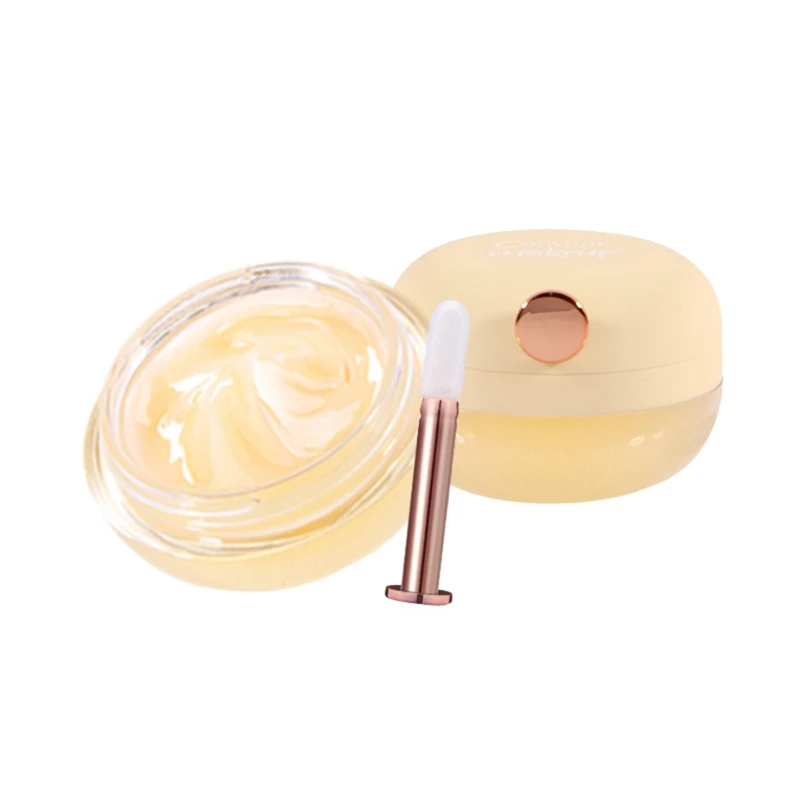 Sleeping Lip Membrane Moisturizing Smooth Fine Lines Brighten Lip Color Lip Mask With Brush