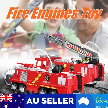 

Fireman Sam Fire Truck Engines Car Toys with Music Colorful Led Light Water Spray for Kid Boy Girl Birthday Gift (2 types)