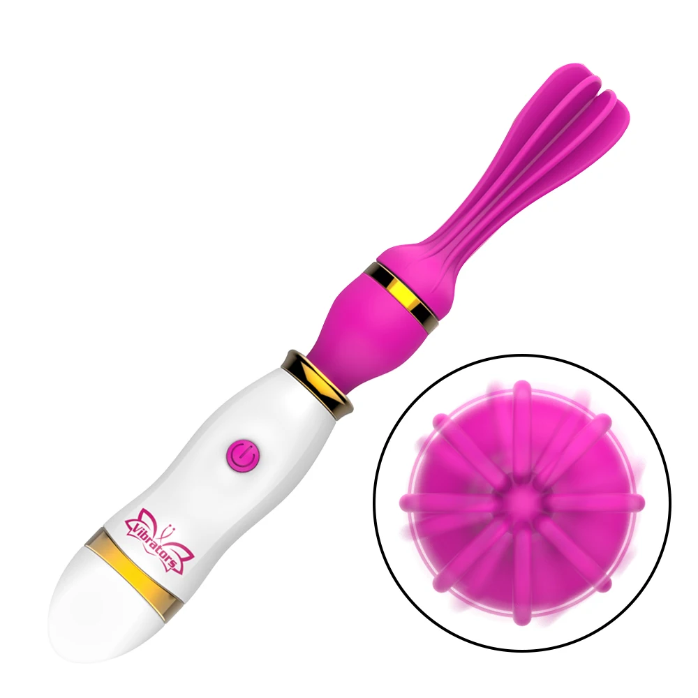 360 градусов вращение язык лизание вибратор AV Stick секс-игрушки для женщин Женский