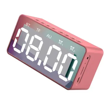 

BT509 Mini speaker wireless super bass TF card Audio alarm clock home clock for showers bathroom car water resistance
