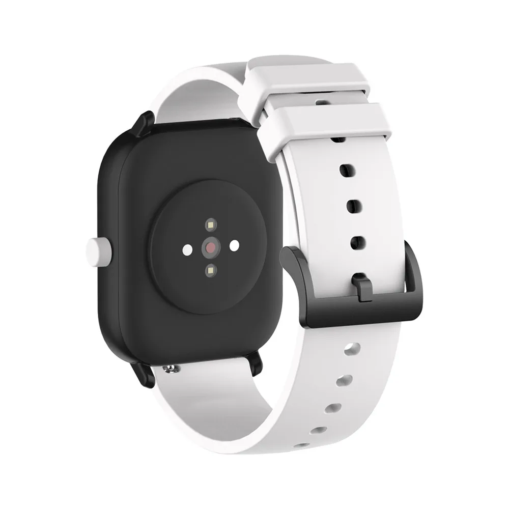 20 мм силиконовый ремешок для часов Huami Amazfit Bip GTS GTR 42 мм спортивный ремешок браслет для samsung Galaxy 42 мм Active2 gear S2