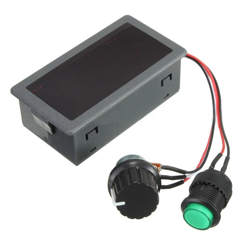 

DC 6-30V 12V 24V Max 8A PWM 16kHz Motor Speed Controller Digital Display Switch